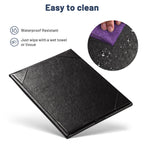 Yescom Table Tents Double Sided Cards Holder PU Leather