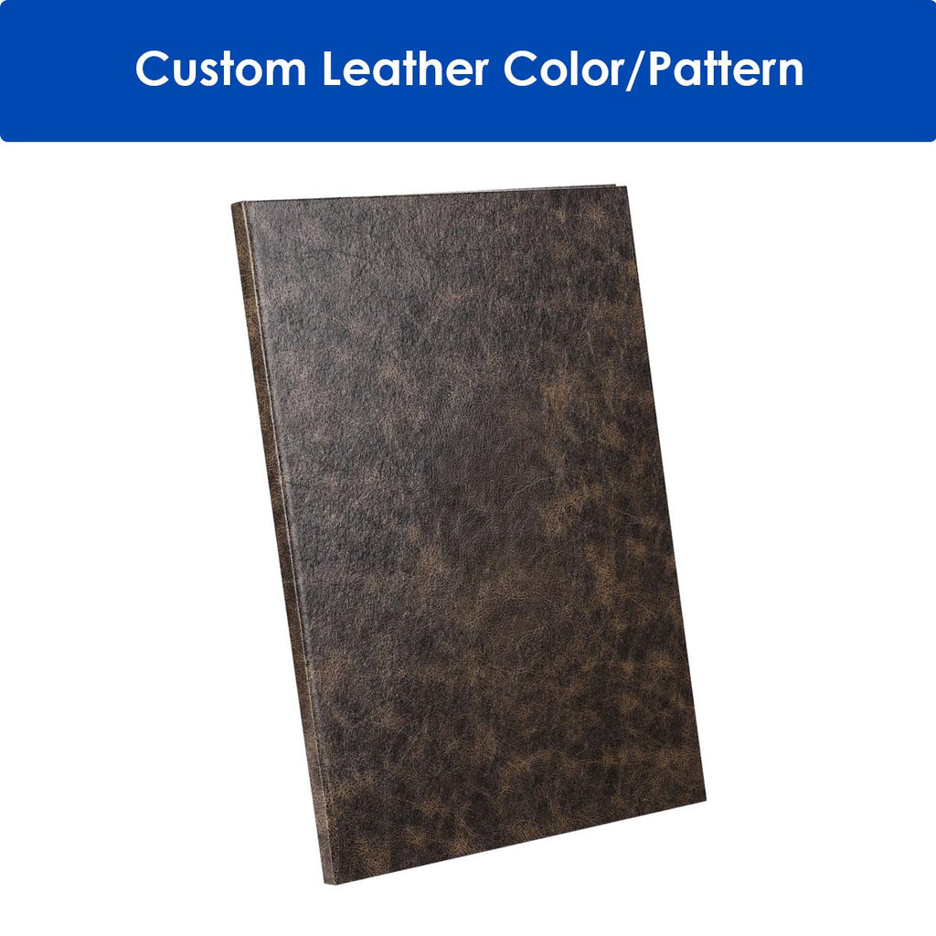 Yescom Personalized Menu Covers - 8.5x11 PU Leather Custom Printed & Color