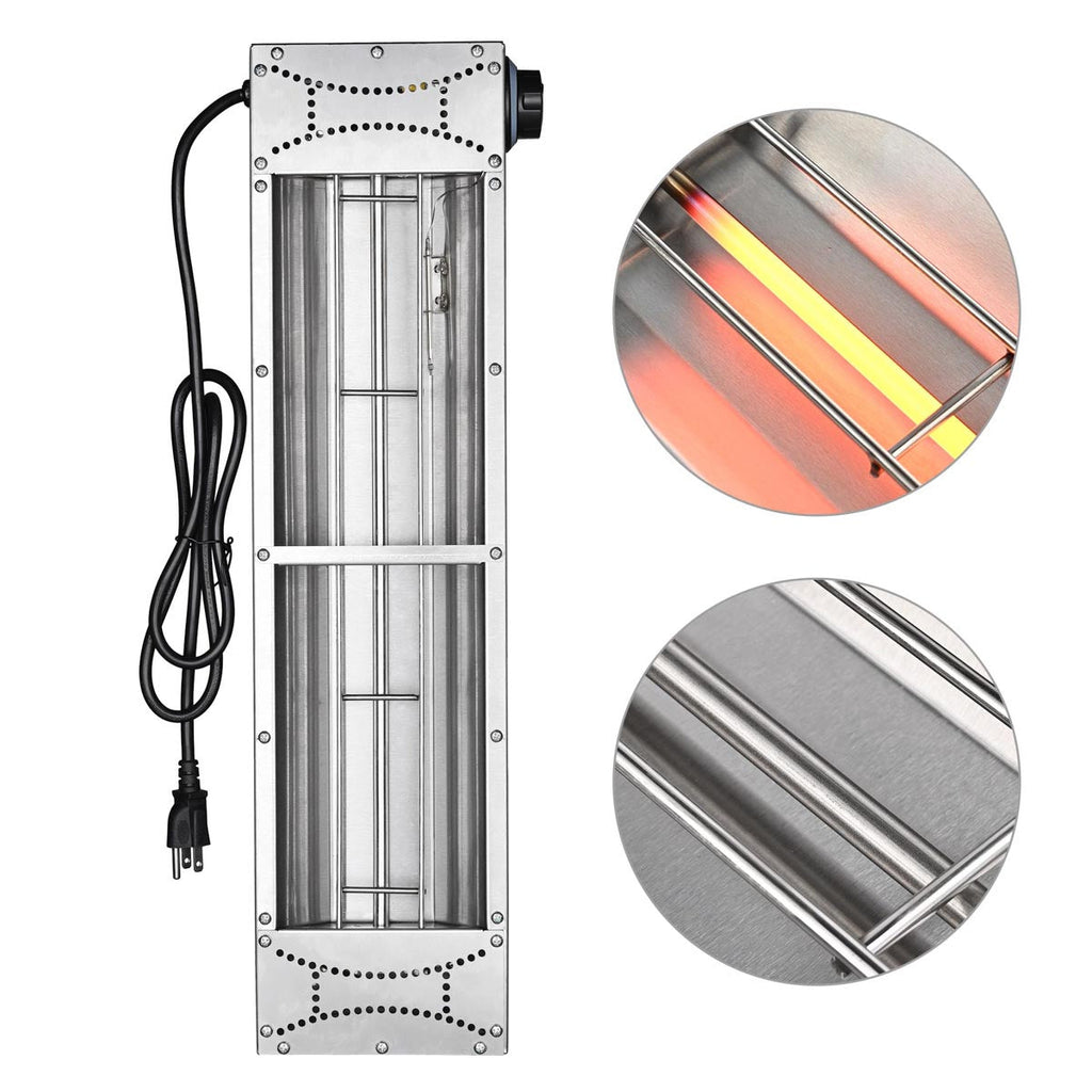 Yescom Food Warmer Overhead Heater 24 in. 900W