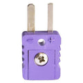ThermocoupleConnector,Purple,TypeE,Jack