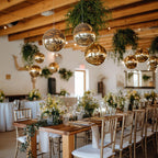 Yescom Gold Mirror Ball for Luxury Weddings Grand Openings