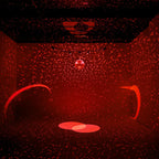 Yescom 16in Shiny Disco Ball with Motor, 8 RGB Lights for Event Party
