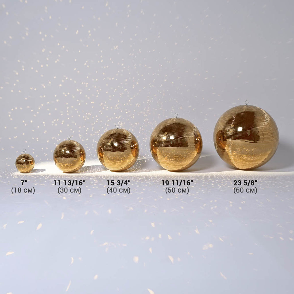 Yescom Gold Mirror Ball for Luxury Weddings Grand Openings