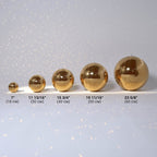 Yescom Gold Mirror Ball for Luxury Weddings Grand Openings