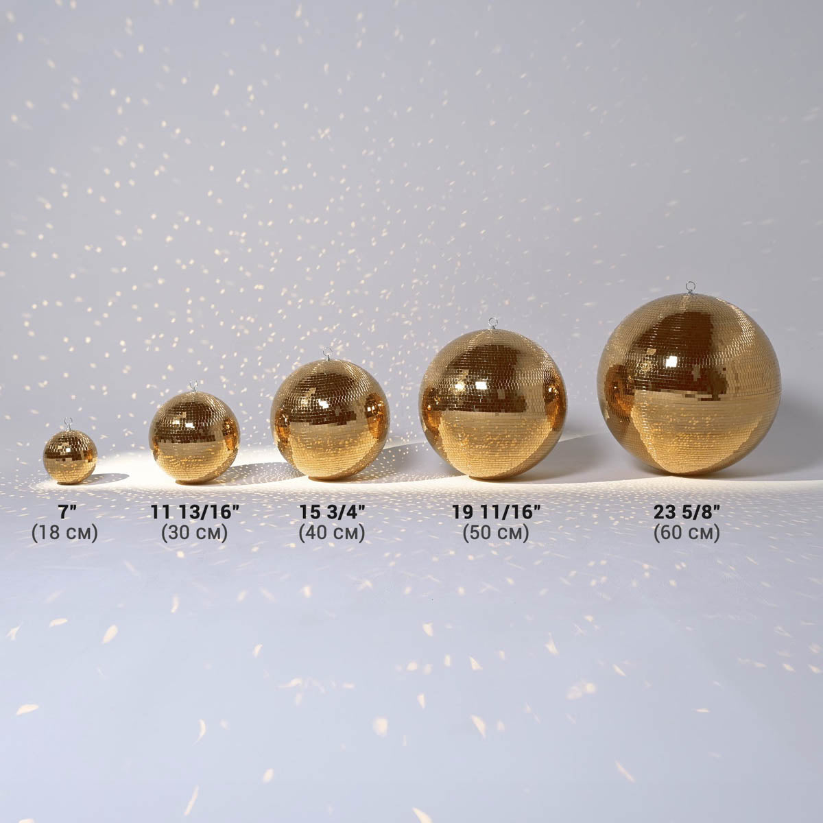 Yescom Gold Mirror Ball for Luxury Weddings Grand Openings