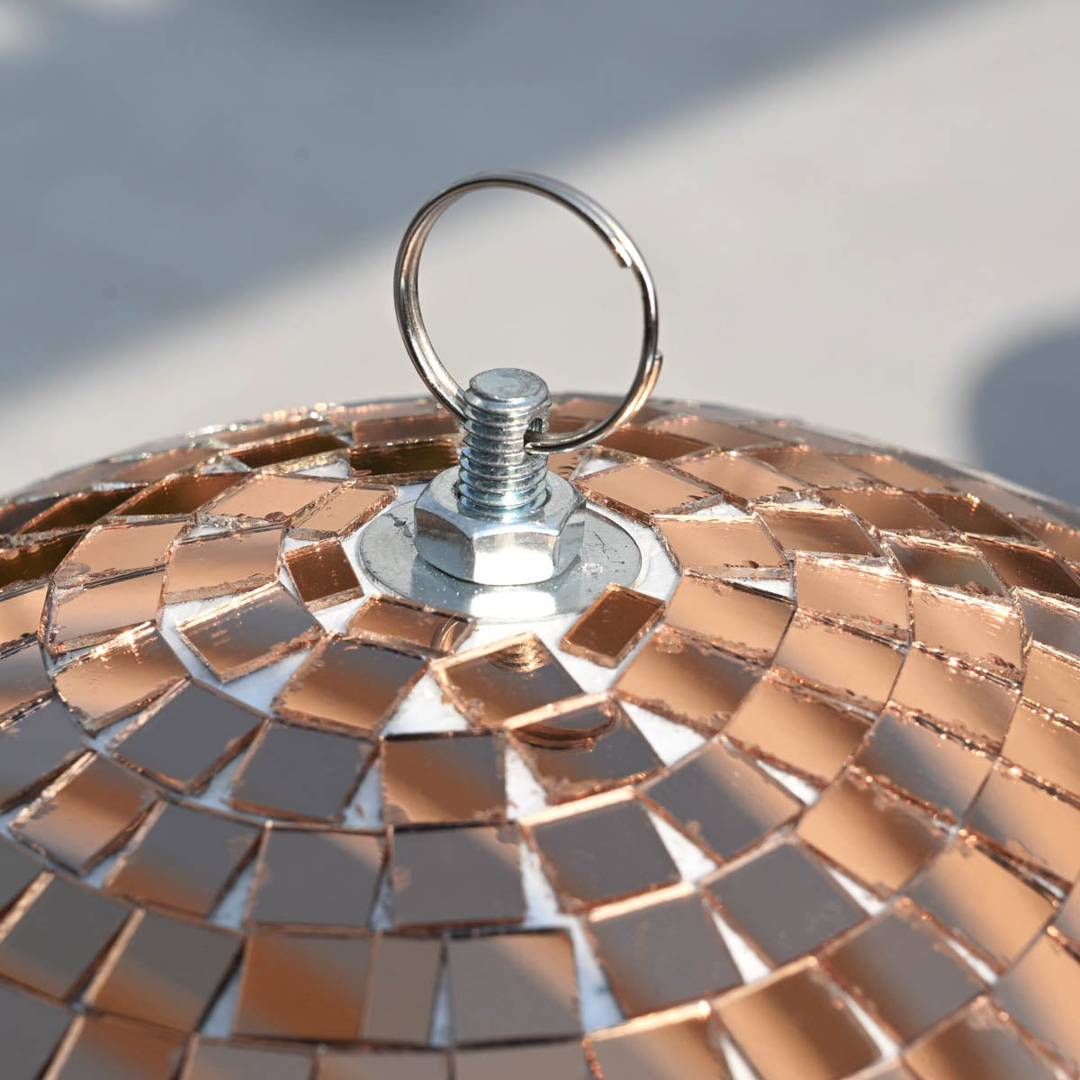 Yescom Rose Gold Mirror Ball for Beach Wedding Luxury Gala