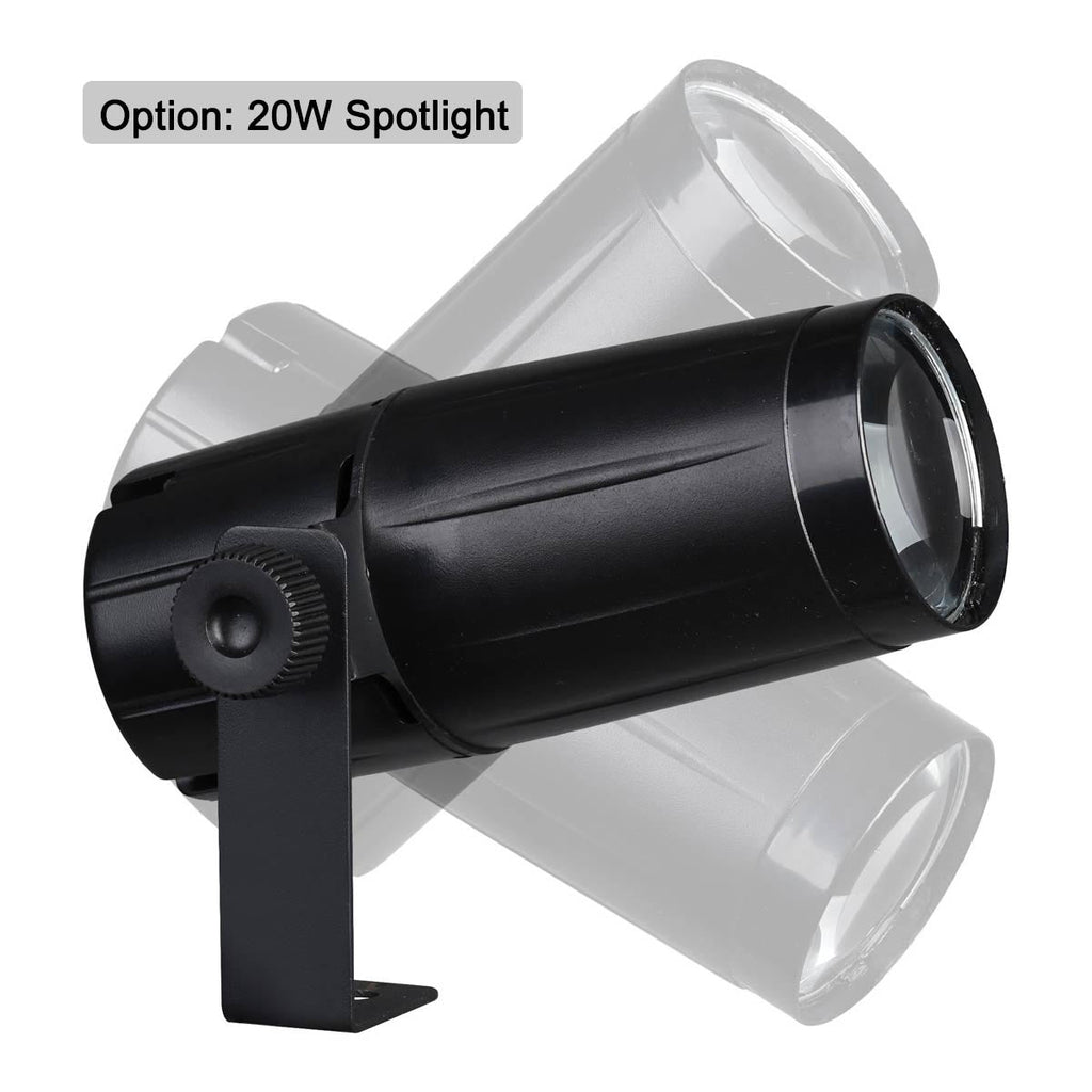 Yescom 16in Shiny Disco Ball with Motor, 8 RGB Lights for Event Party