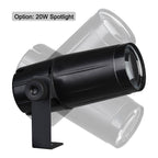 Yescom 16in Shiny Disco Ball with Motor, 8 RGB Lights for Event Party