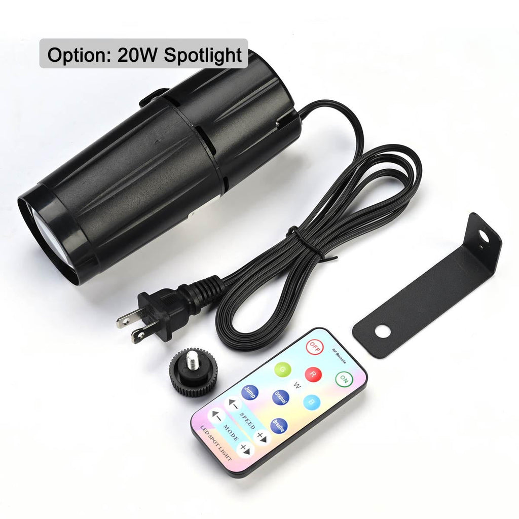 Yescom Pinspot LED Disco Light Party Club Lighting RGB