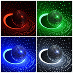 Yescom 16in Shiny Disco Ball with Motor, 8 RGB Lights for Event Party