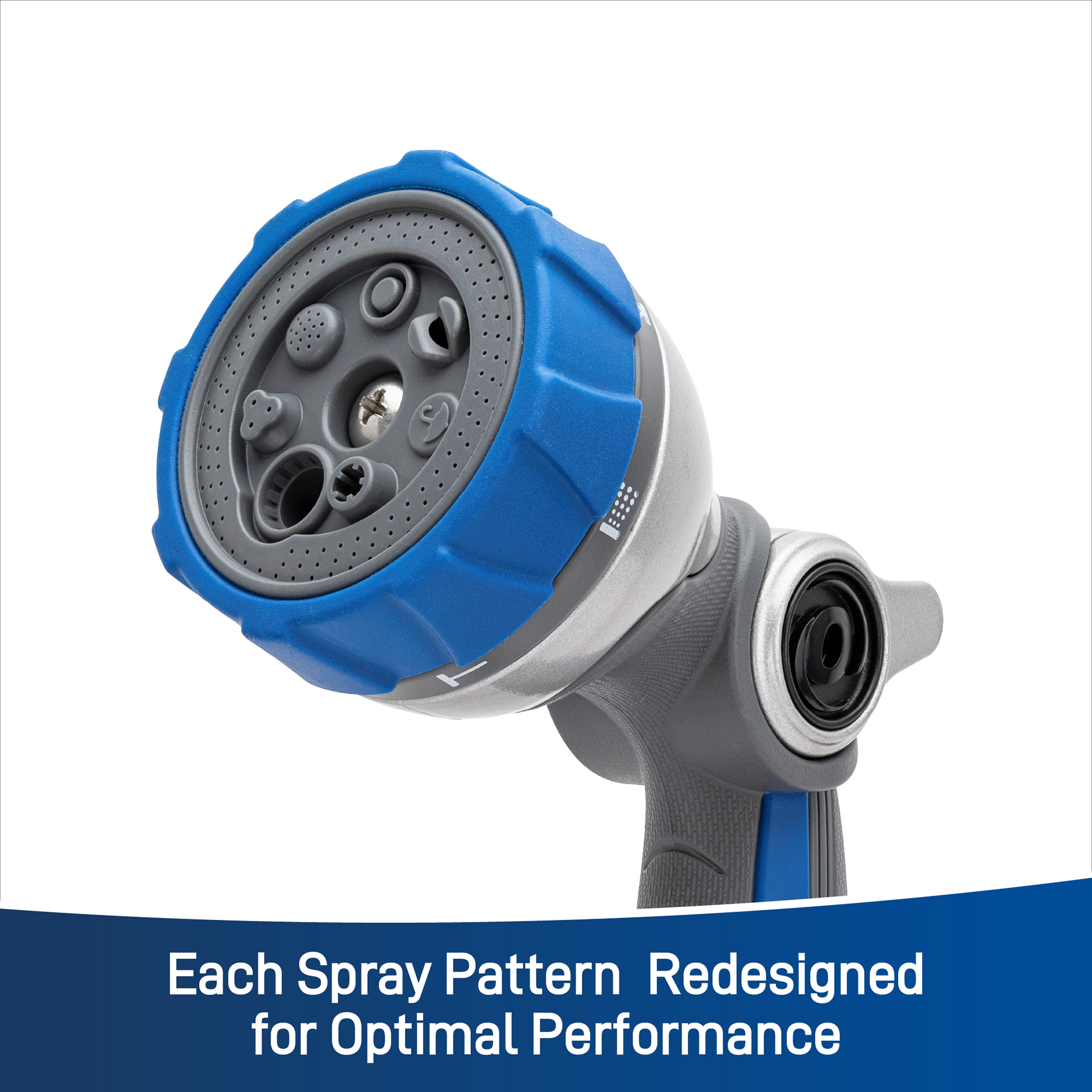 Orbit Elevated 7-Pattern Metal Thumb Control Nozzle 28272