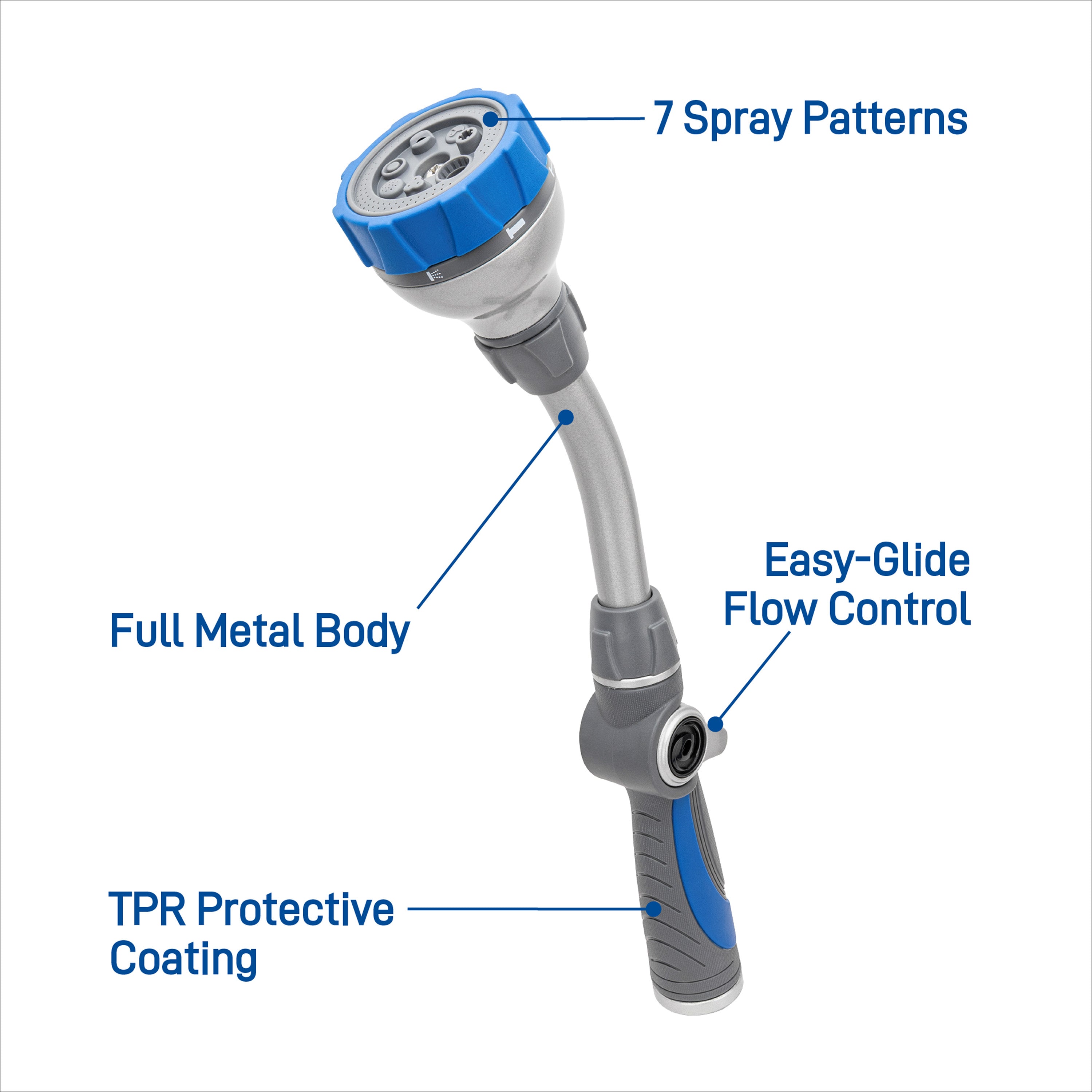 Orbit Elevated 14" 7-Pattern Thumb Control Wand 28285