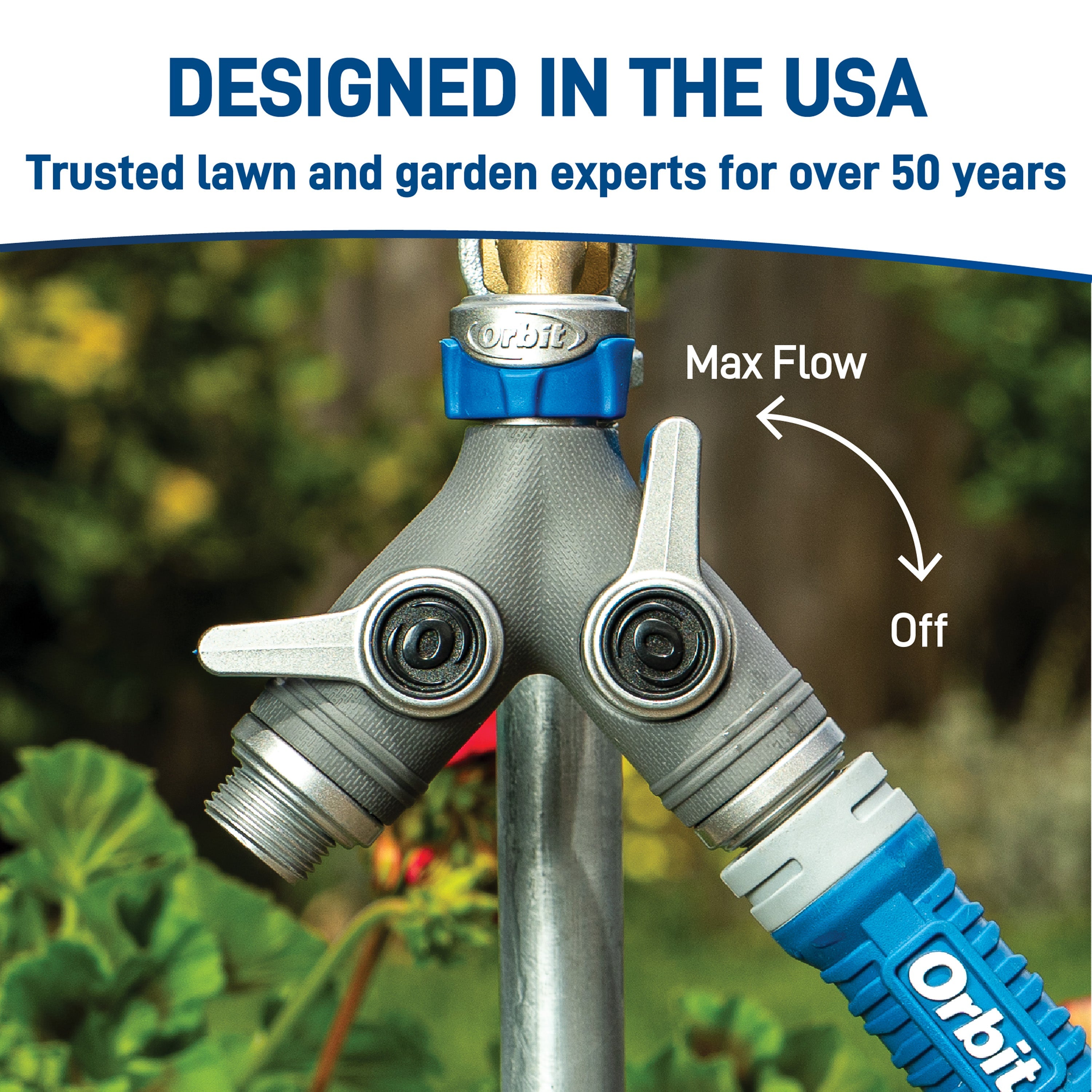 Orbit Elevated 2-Way Shut-Off Hose Y Adapter 28294