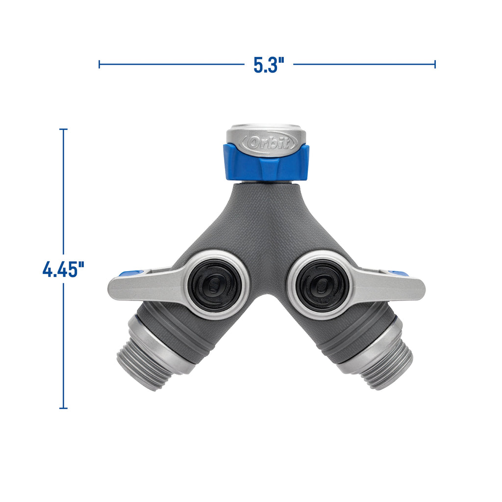 Orbit Elevated 2-Way Shut-Off Hose Y Adapter 28294
