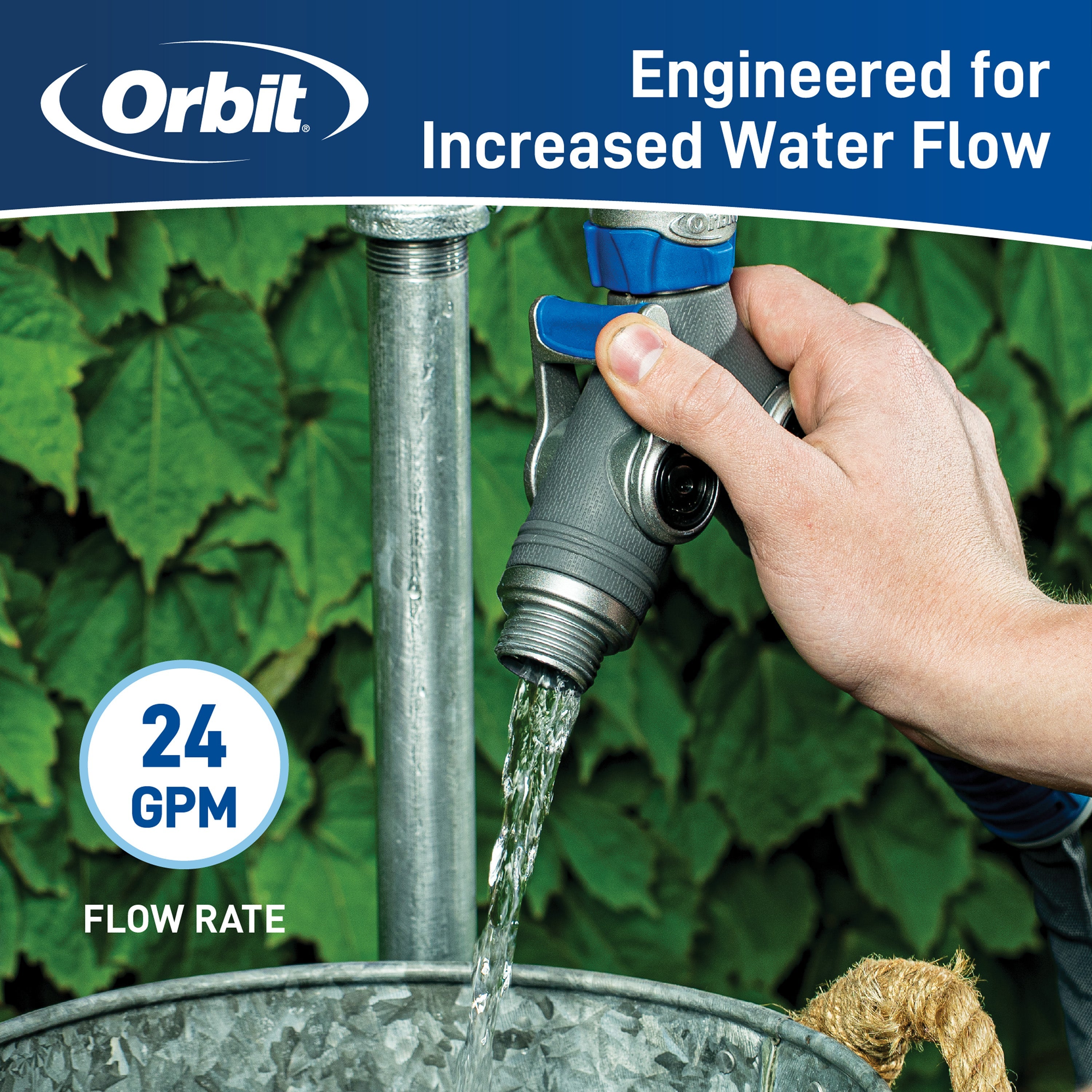 Orbit Elevated 2-Way Shut-Off Hose Y Adapter 28294