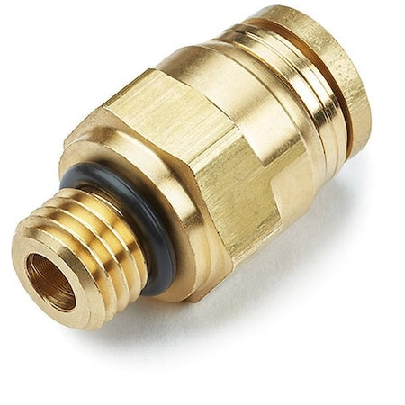 Composite DOT Push-to-Connect Fitting, Brass, Silver