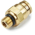 Composite DOT Push-to-Connect Fitting, Brass, Silver