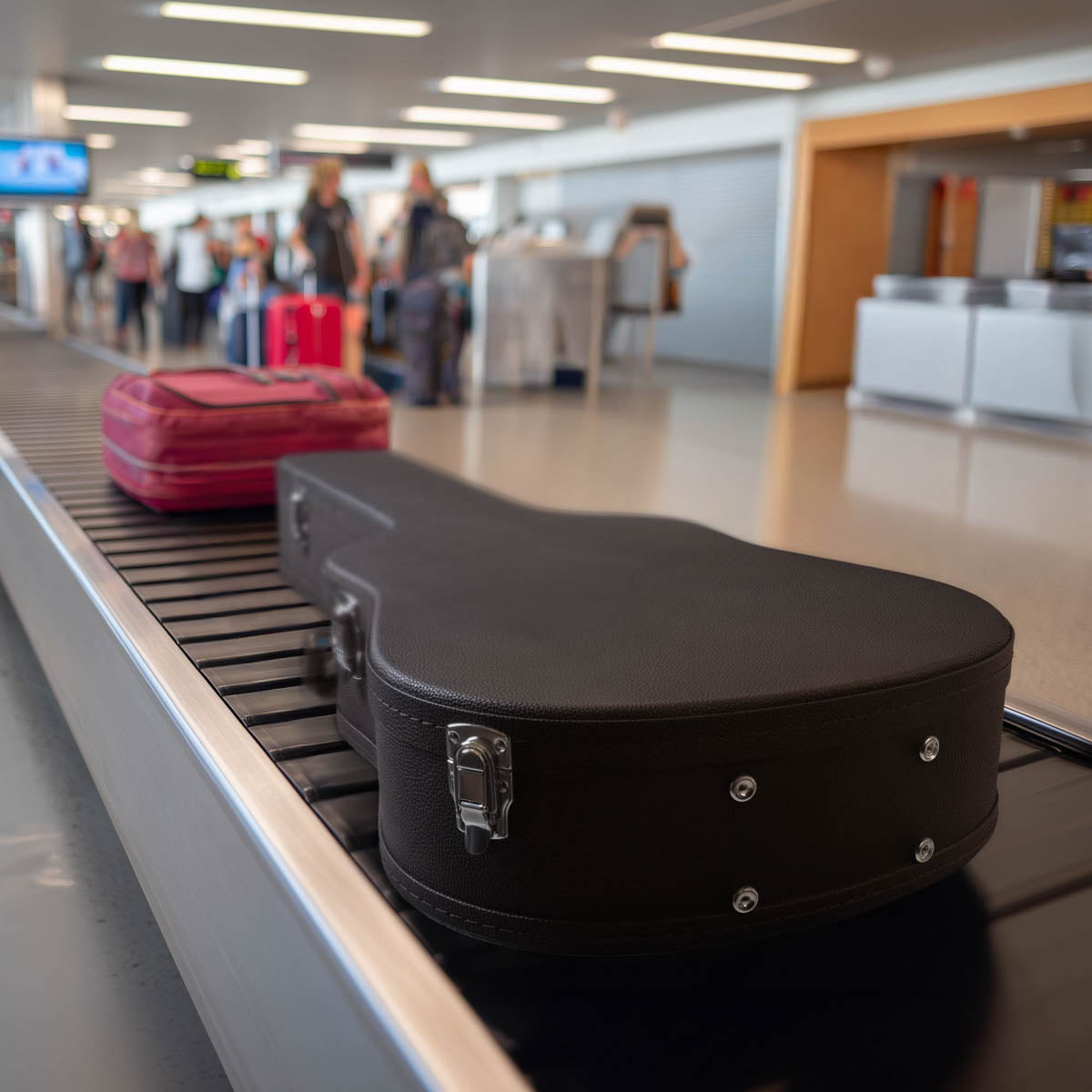 Yescom Acoustic Guitar Case (Stand & Straps Optional Add-on)