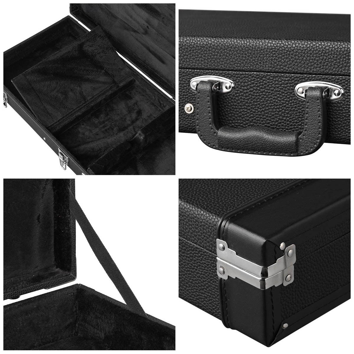 Yescom Lockable Universal Electric Guitar Hard-Shell Case 41"x14" Wooden