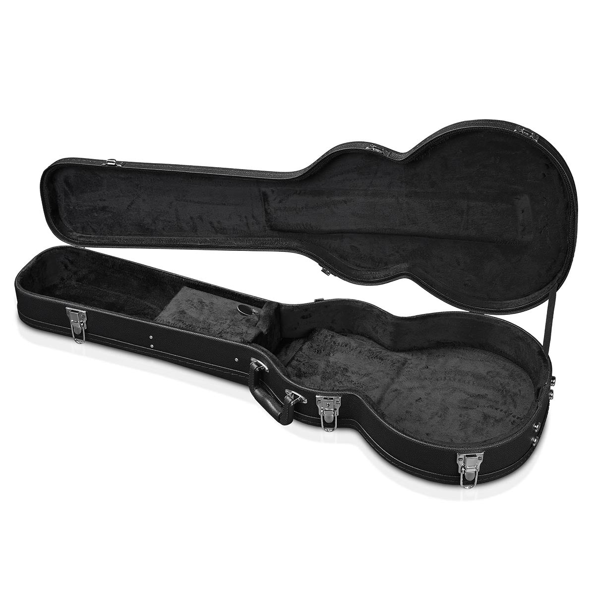 Yescom Lockable Electric Guitar Hard-Shell Case Les Paul Style Wood