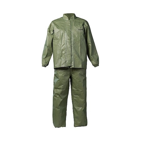 Jacket and Overall Set, Collared, TYCHEM(R) 2000 SFR, Webbing with Buckle, Zipper, Elastic Cuff
