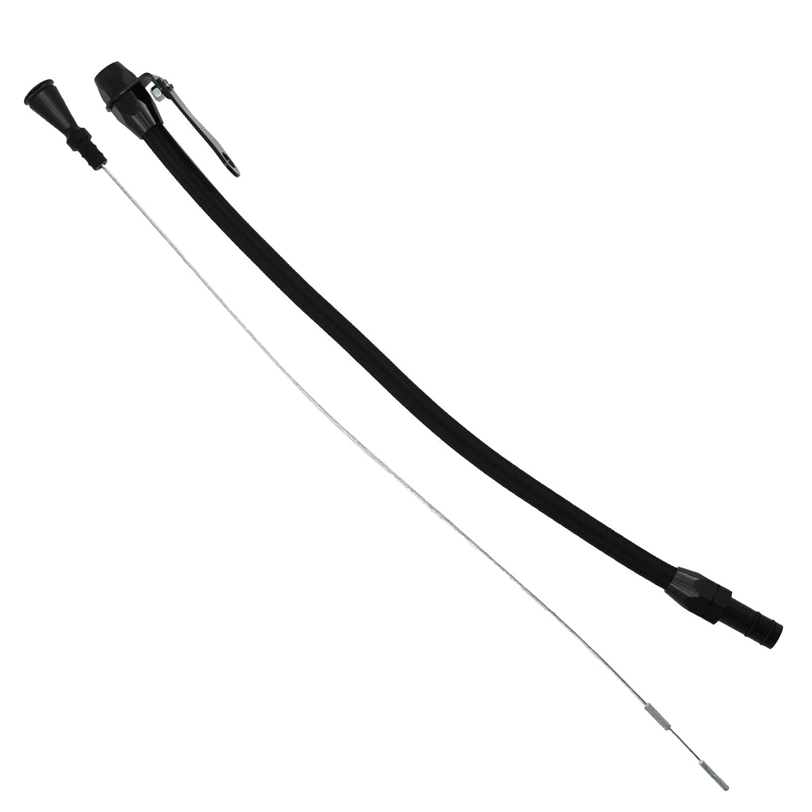 Billet Aluminum JZ Engine Steel Braided Oil Dipstick 1JZ 2JZ Lexus GS SC 300 US