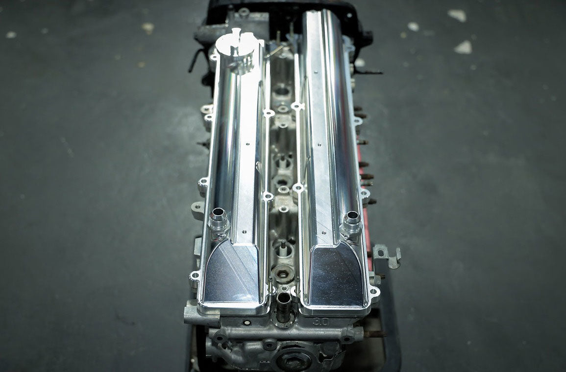 2JZ GE Non-VVTI Billet Valve Covers Bolts 2J AN10 For Lexus Toyota GS IS SC 300
