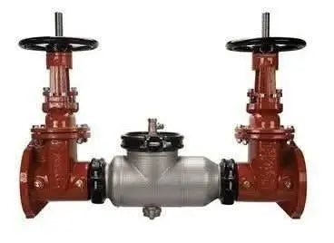350AST Double Check Backflow Preventer Valve Double Detector Assembly with OS&Y Valves