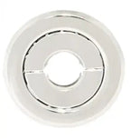 3-Pc 1/2" Recessed Split Escutcheon White Color
