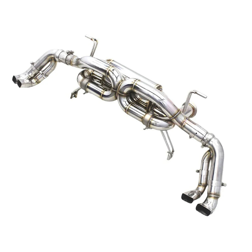 Stainless True F1 Valved Exhaust System for Audi R8 V8 V10 4.2 5.2 2017–23 Type 4S