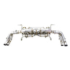 Stainless True F1 Valved Exhaust System for Audi R8 V8 V10 4.2 5.2 2017–23 Type 4S