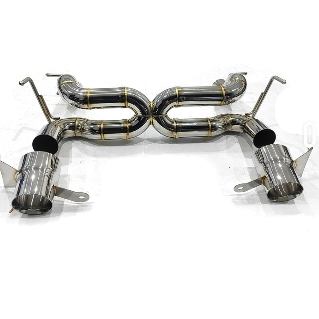 Stainless Straight Pipe Exhaust System for Ferrari 488 GTB Spider Pista