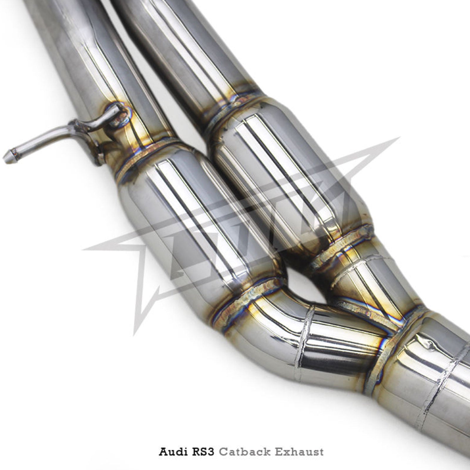 Stainless Valved Catback Exhaust System for Audi RS3 TTRS 2.5T
