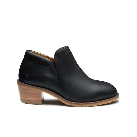 Women's Oxford, Leather Upper, Rubber Outsole, Cognac Brown, Sleek Black, Vegan Blackout, 8