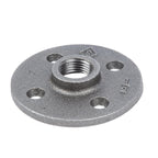 1/2 in. Black Floor Flange