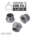 1 in. x 3/4 in. Black Bushing