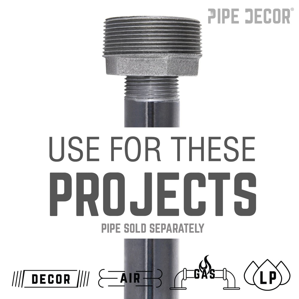 2 in. x 1 1/2 in. Black Bushing