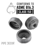 2 in. x 3/4 in. Black Bushing