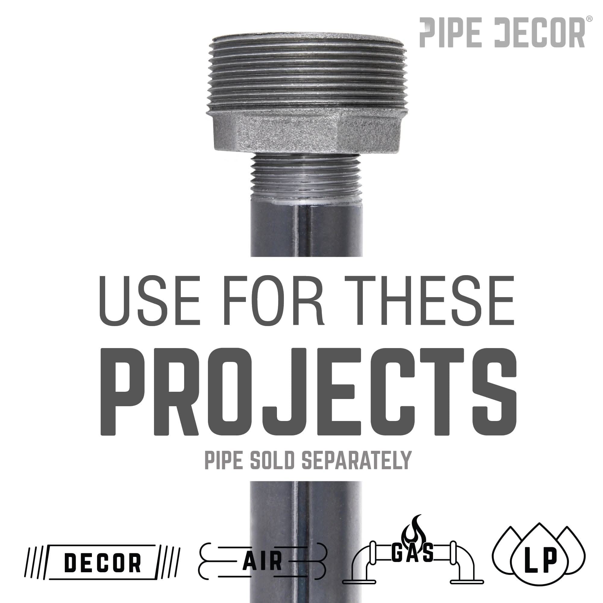 3/4 in. x 1/4 in. Black Bushing