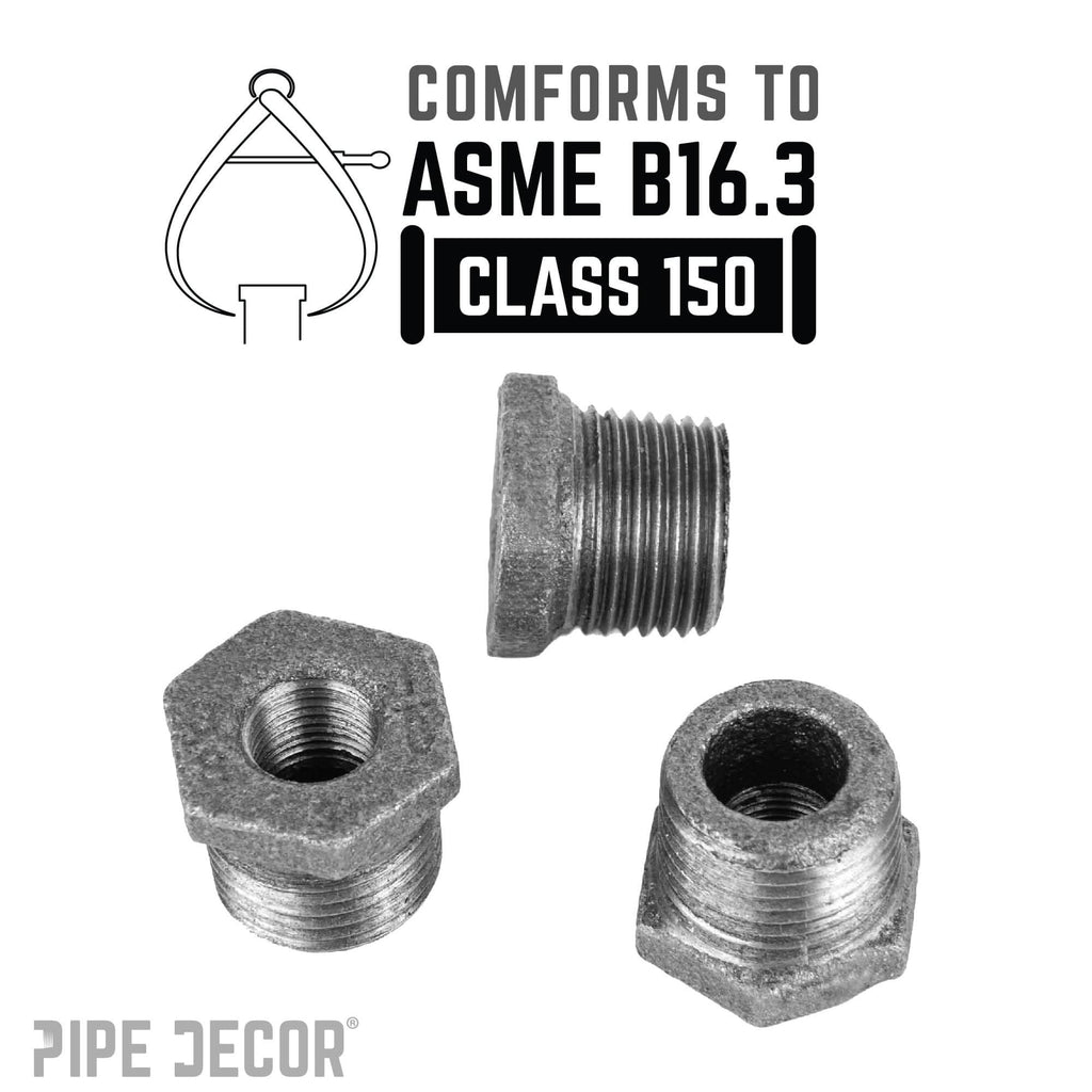 3/8 in. x 1/8 in. Black Bushing