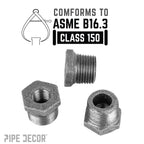 3/8 in. x 1/8 in. Black Bushing