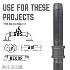 1 1/4 in. Black Coupling