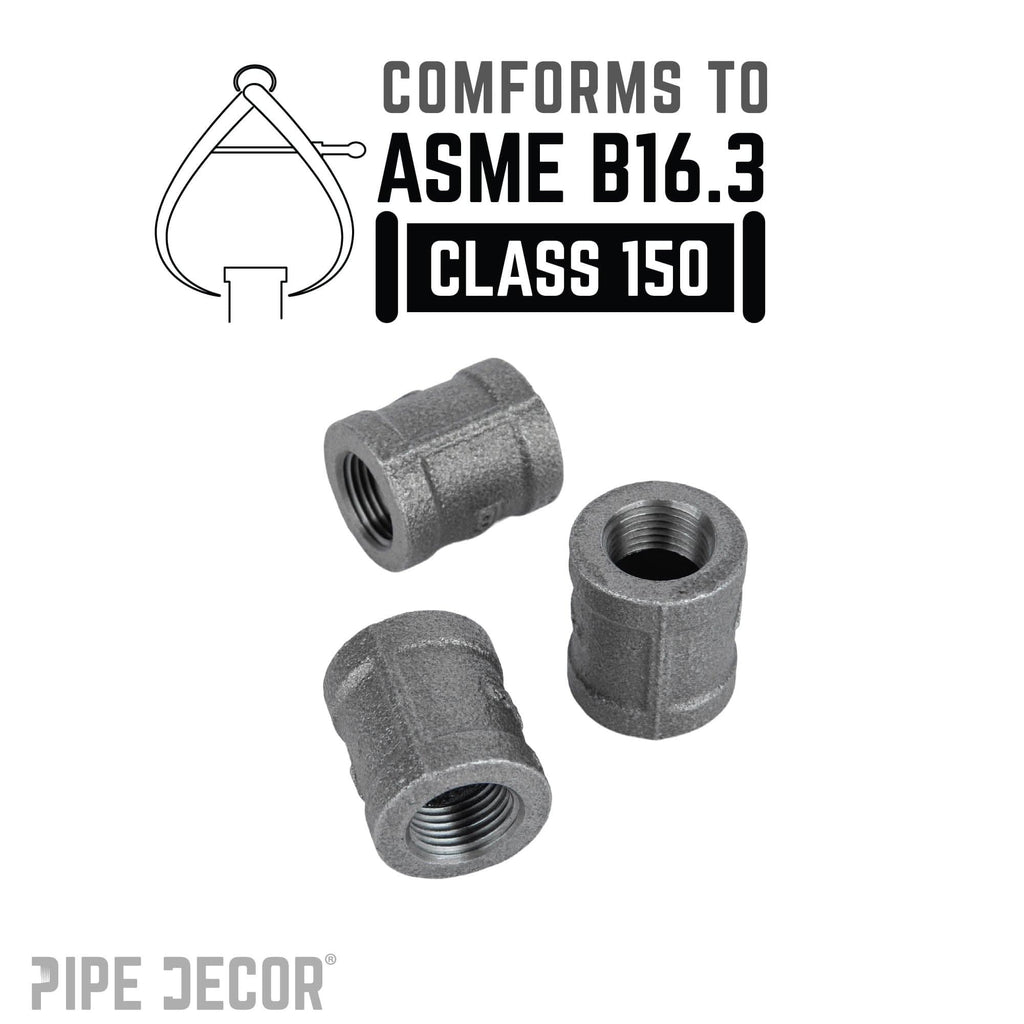 3/8 in. Black Coupling