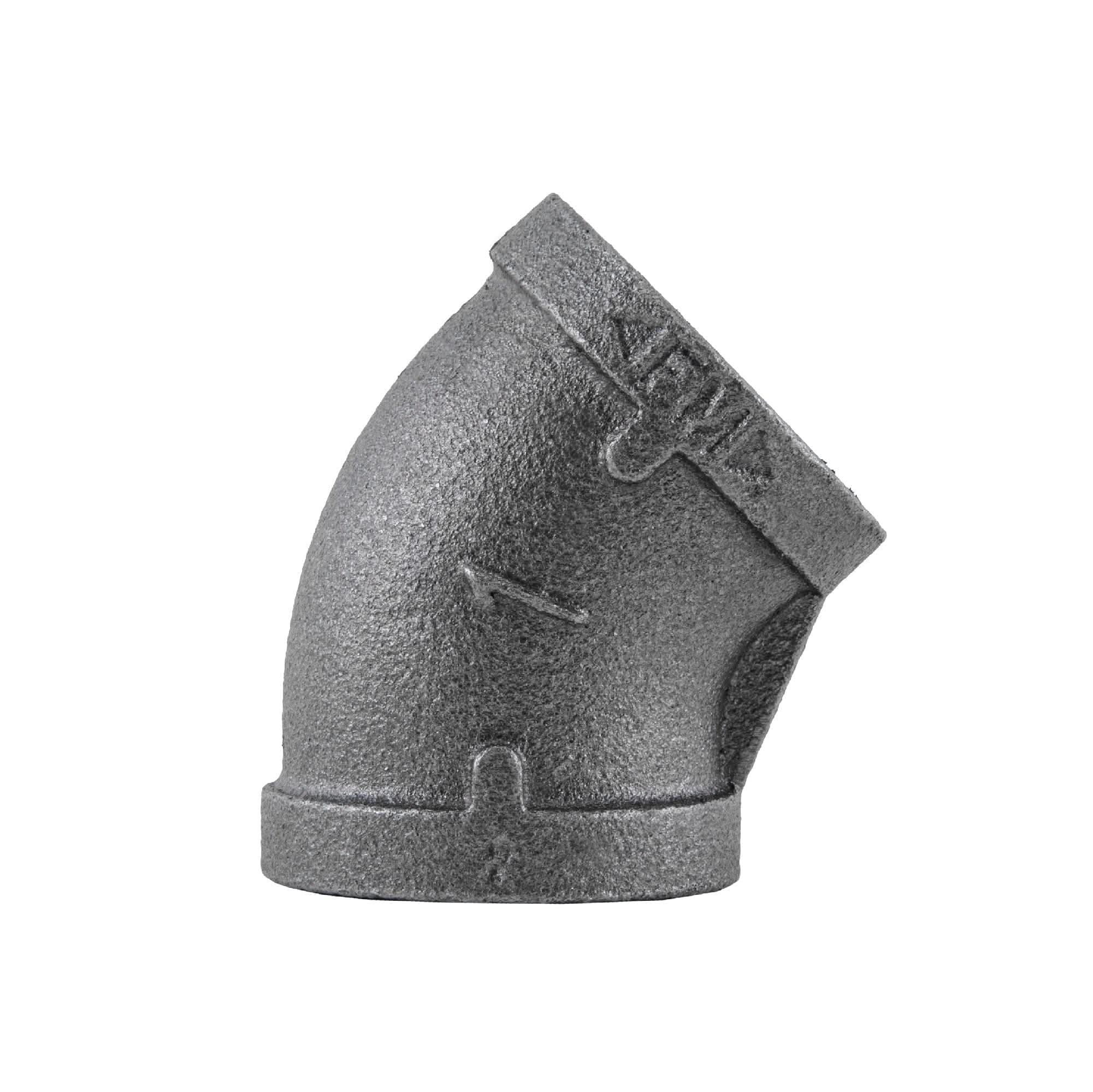 1 in. Black 45 Degree Elbow