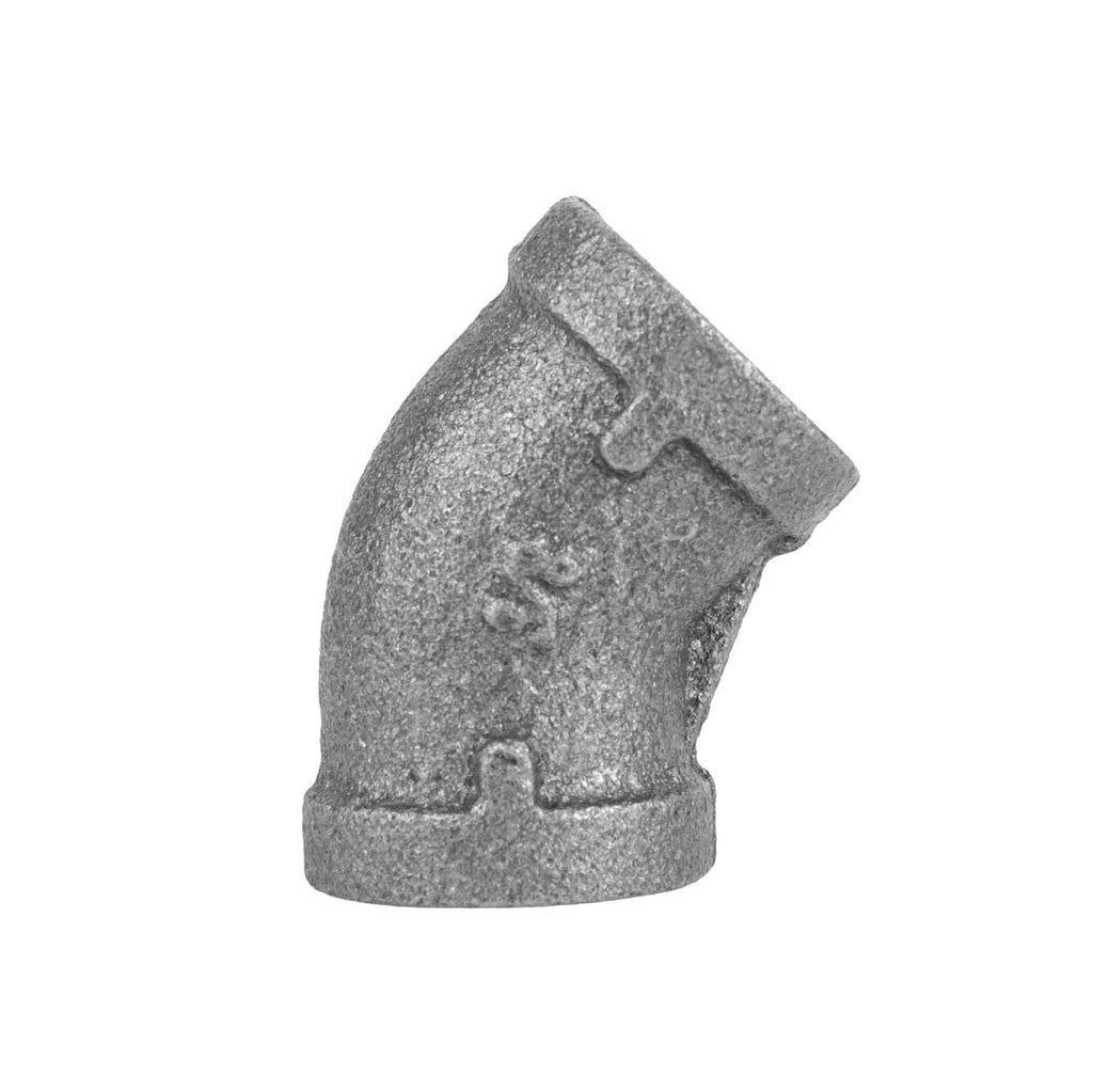 3/8 in. Black 45 Degree Elbow