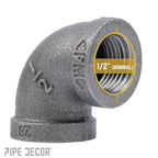 1/2 in. Black 90 Degree Elbow