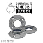 1 1/2 in. Black Floor Flange