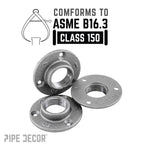 1 in. Black Mini Flange