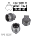 3/4 in. Black Plug