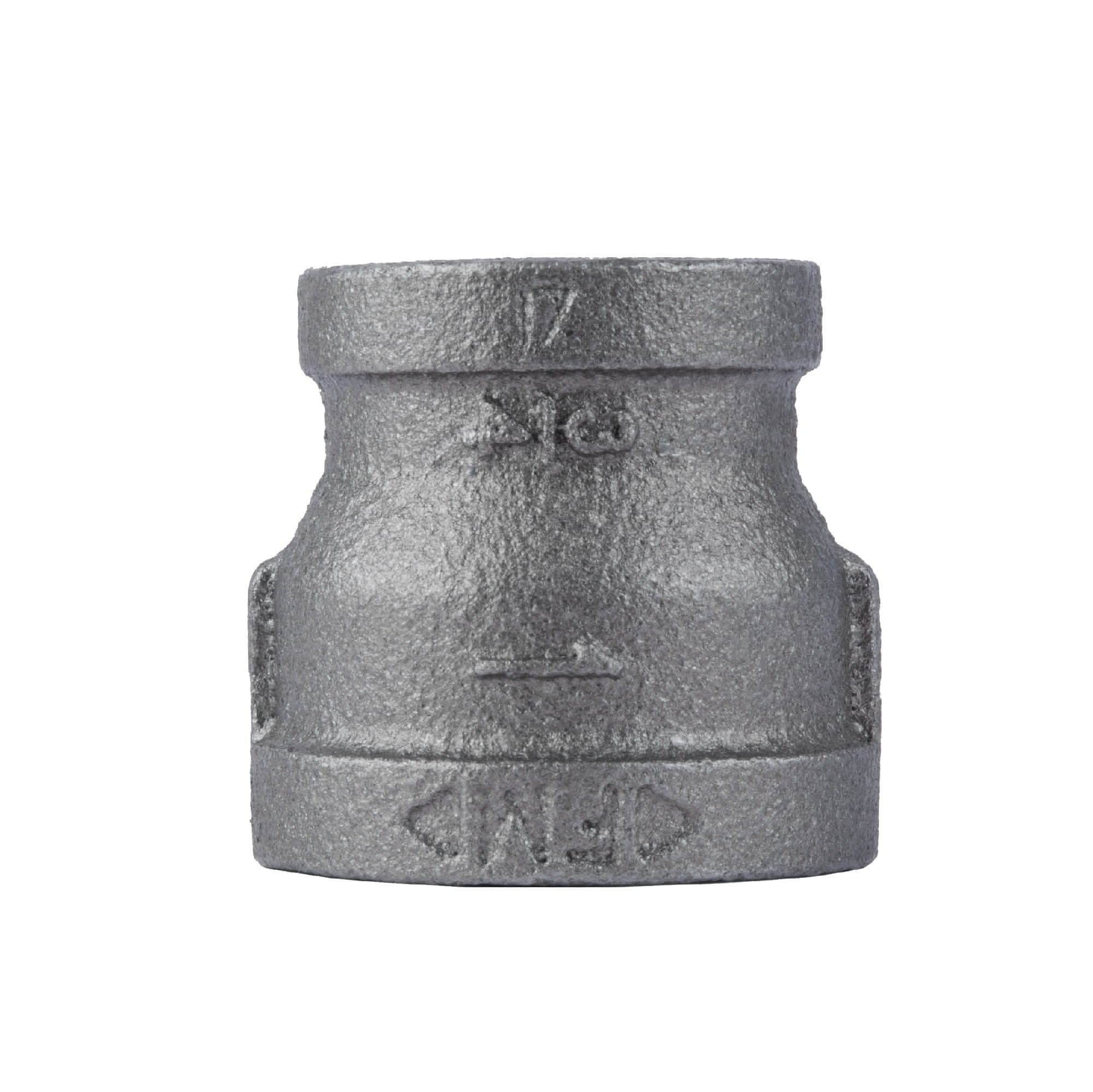 1 in. x 3/4 in. Black Reducing Coupling